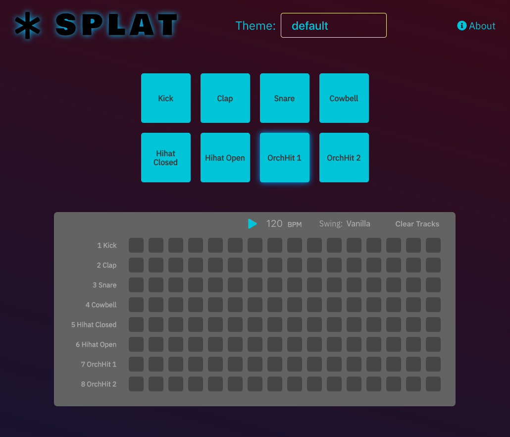 splat drum sequencer